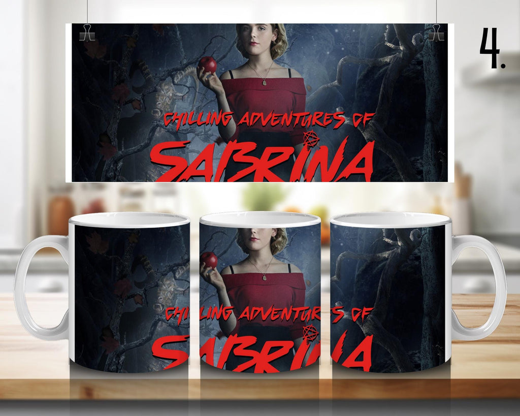 Chilling Adventures of Sabrina, Sabrina Spellman, Zelda Spellman, Hilda Spellman, Ambrose Spellman | 100% CERAMIC MUG, 11Oz = 330ml