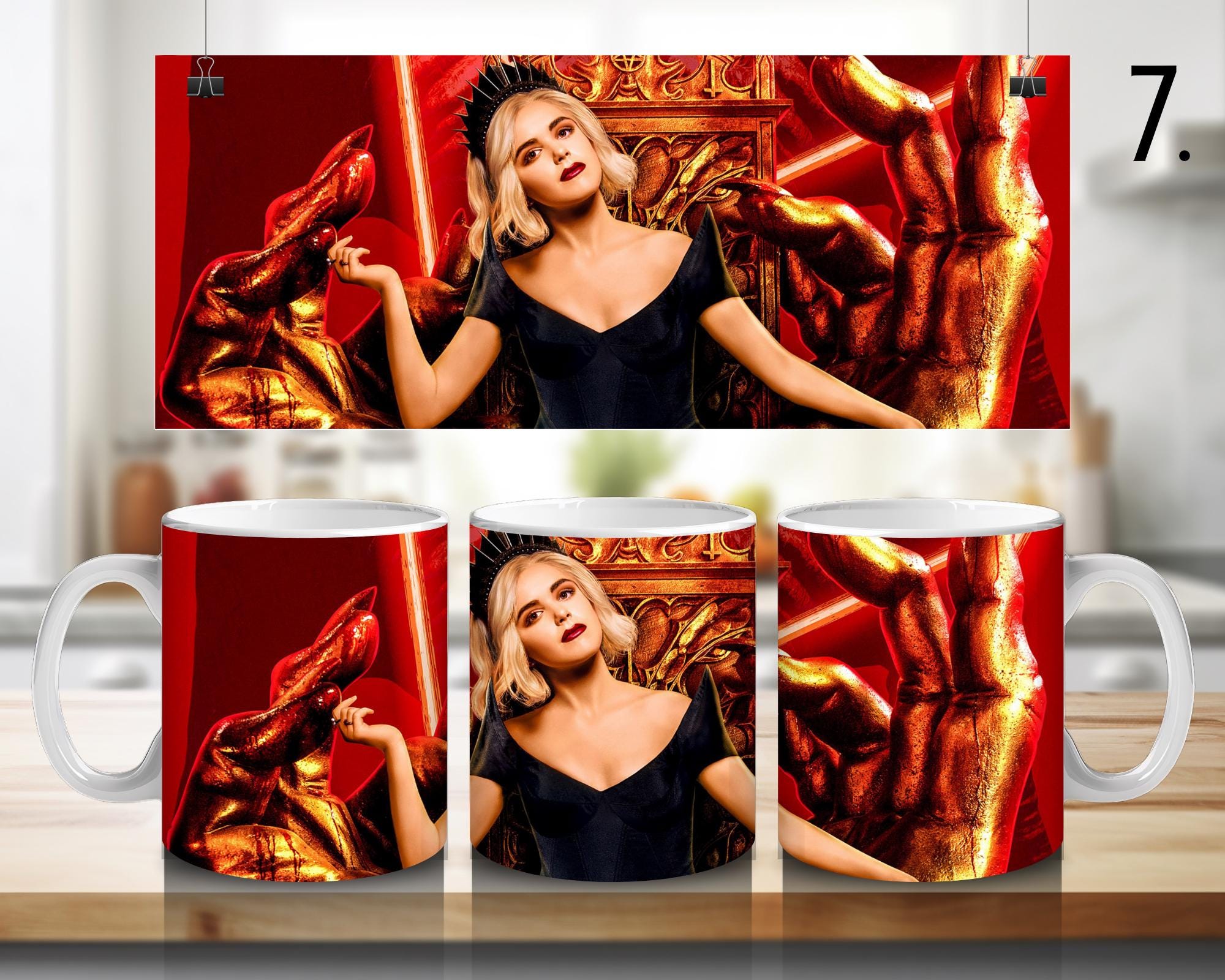 Chilling Adventures of Sabrina, Sabrina Spellman, Zelda Spellman, Hilda Spellman, Ambrose Spellman | 100% CERAMIC MUG, 11Oz = 330ml