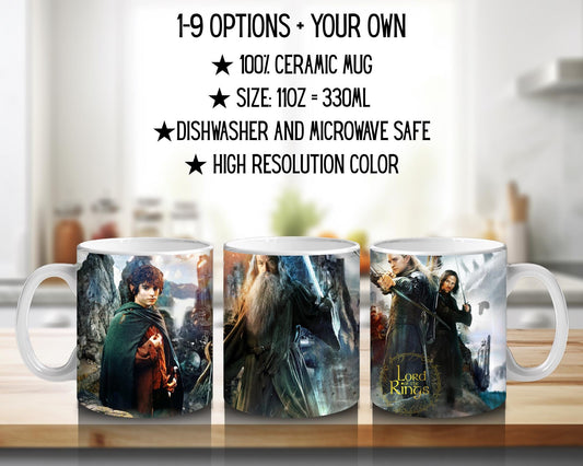 Kubek ceramiczny Władca Pierścieni / The Lord of the Rings – Drużyna Pierścienia