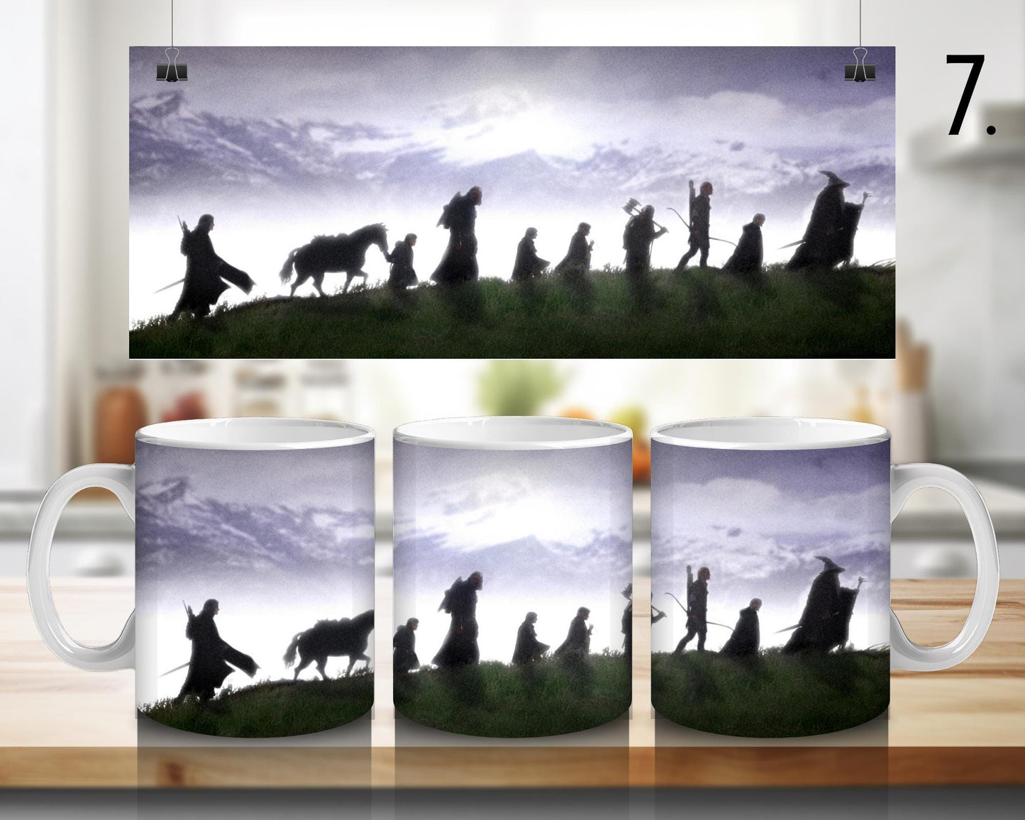 Kubek ceramiczny Władca Pierścieni / The Lord of the Rings – Drużyna Pierścienia