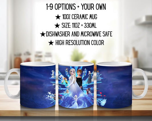 Ceramic Mug Frozen - Elsa, Anna and Olaf