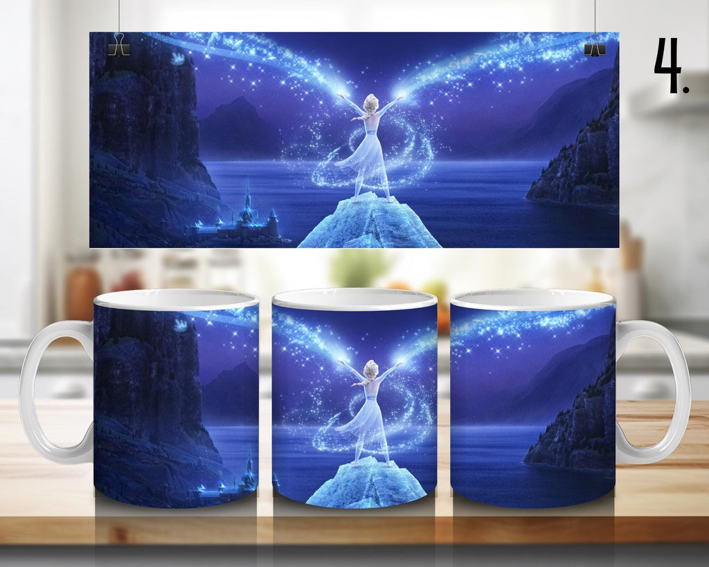 Frozen, Disney Pack, Olaf, Anna, Elsa, Swen, Arendalle  | 100% CERAMIC MUG, 11Oz = 330ml