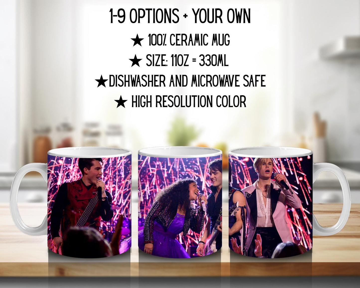 Kubek ceramiczny Julie i Fantomy / Julie and the Phantoms – serial muzyczny