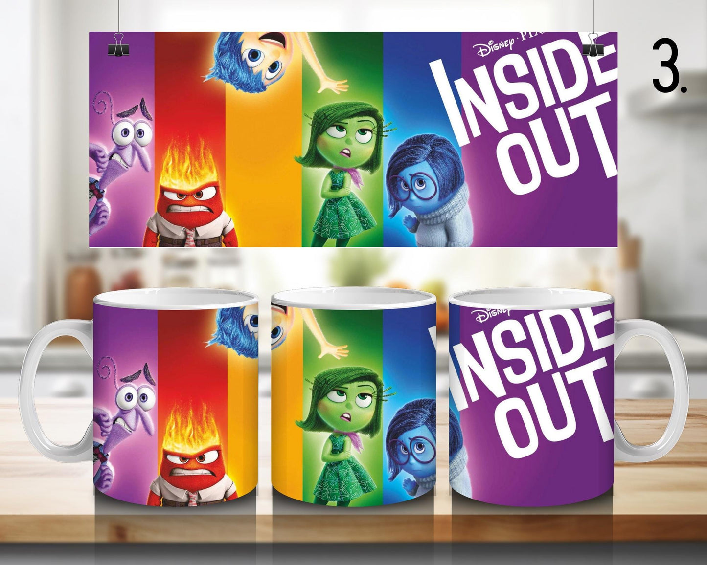 Kubek ceramiczny W głowie się nie mieści / Inside Out – emocje