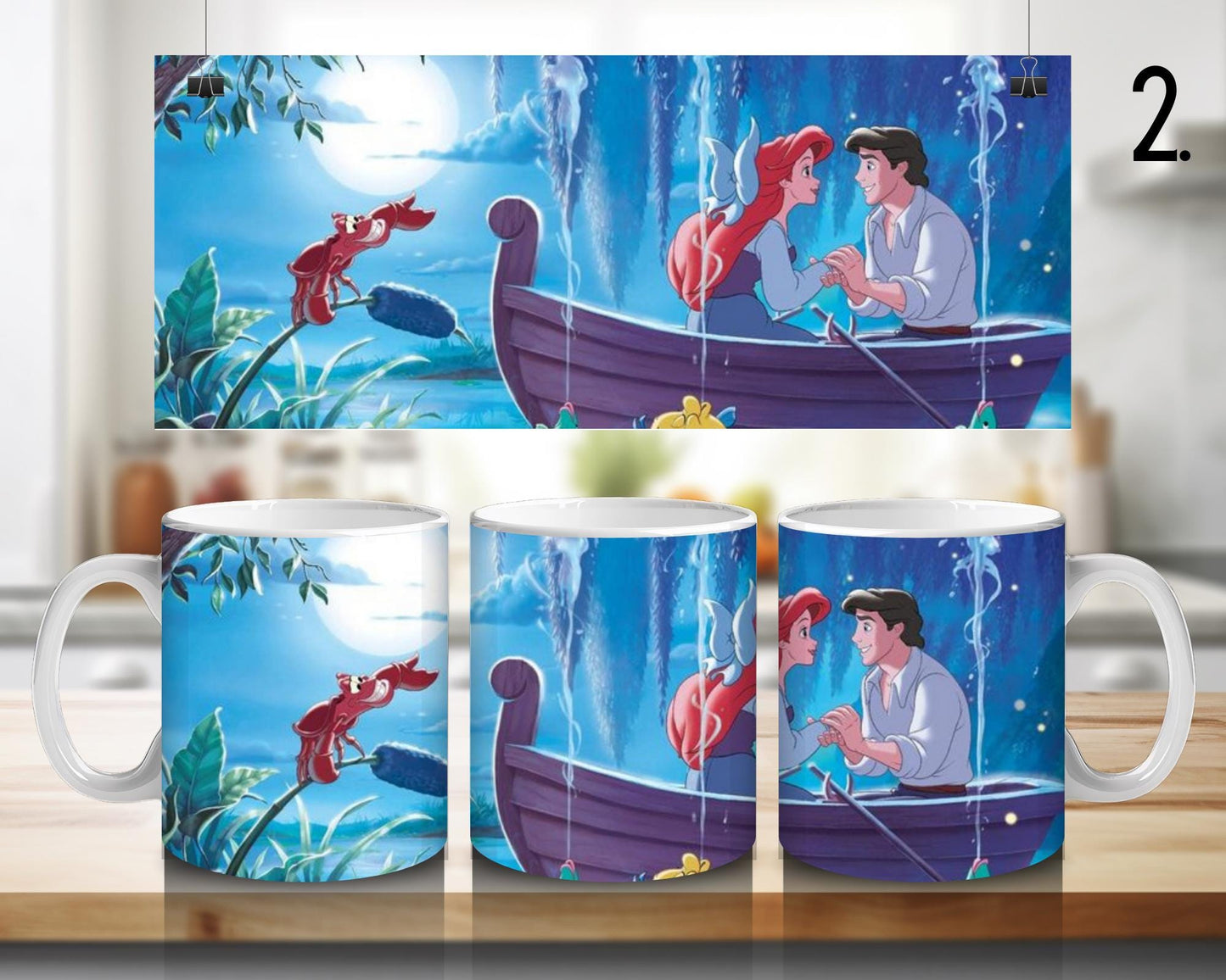 The Little Mermaid Ceramic Mug – Ariel