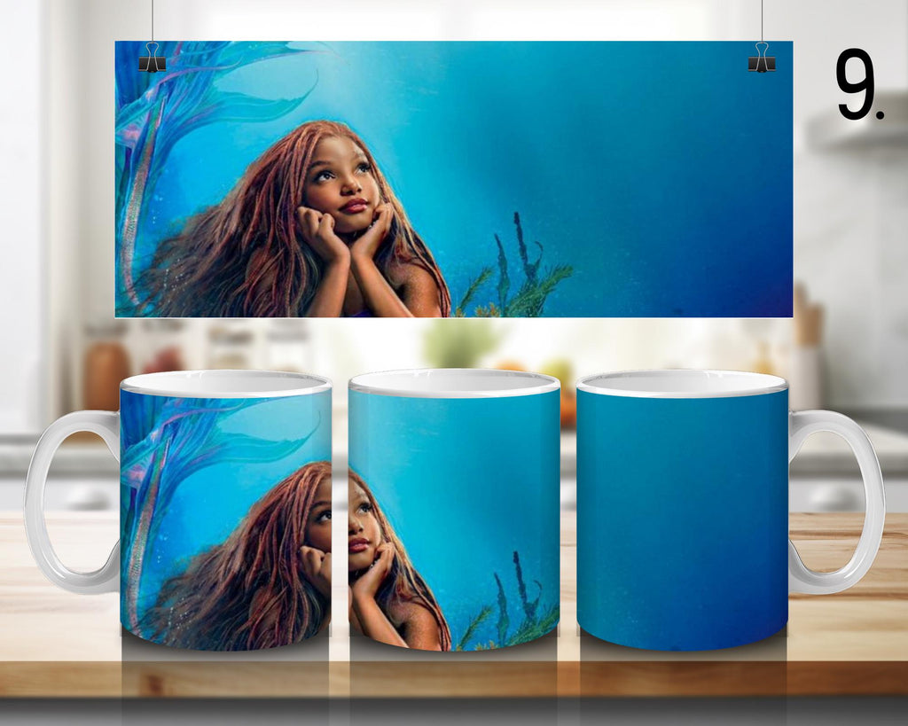 The Little Mermaid Disney Pack, Ariel, Melody | 100% CERAMIC MUG, 11Oz = 330ml