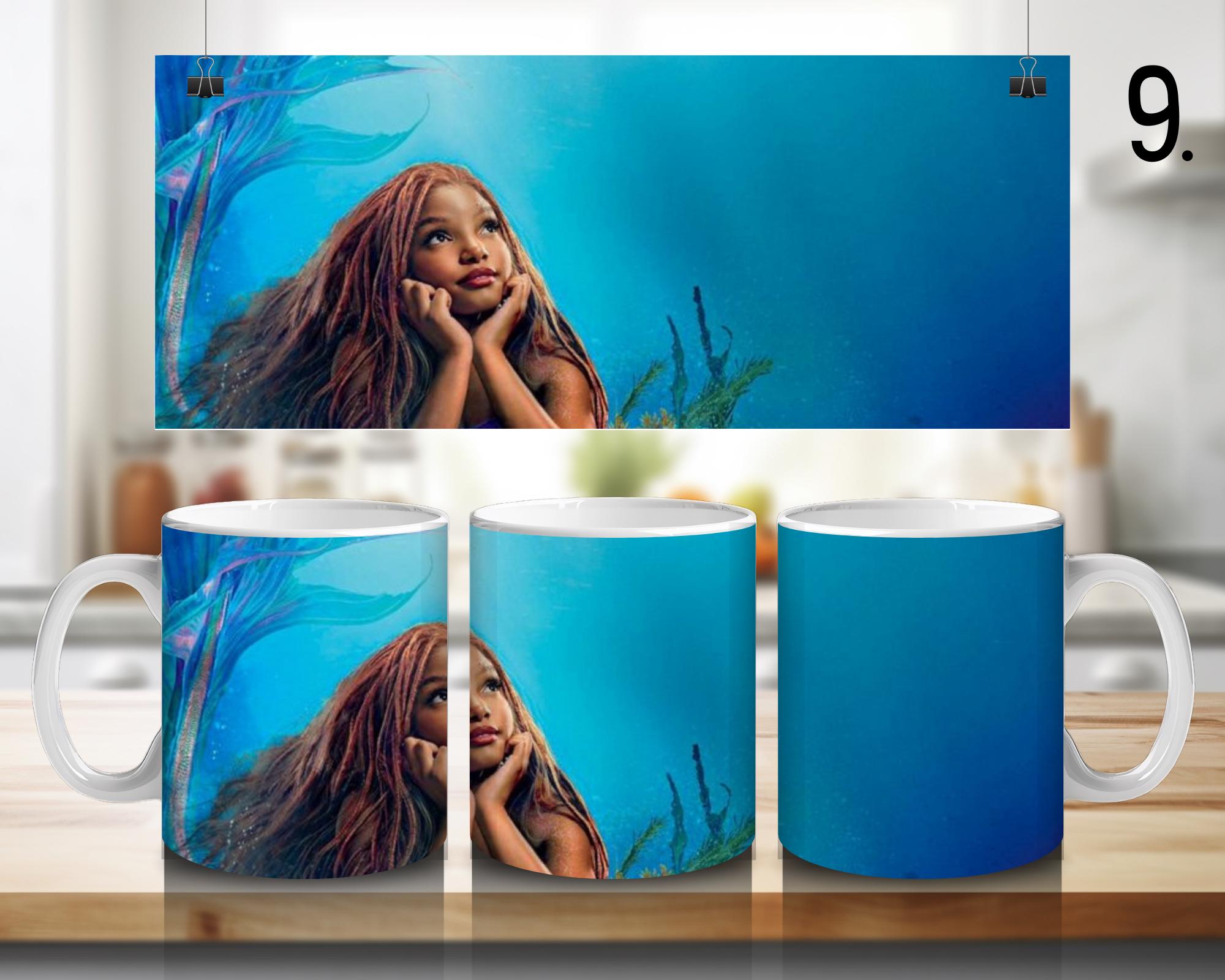 The Little Mermaid Disney Pack, Ariel, Melody | 100% CERAMIC MUG, 11Oz = 330ml