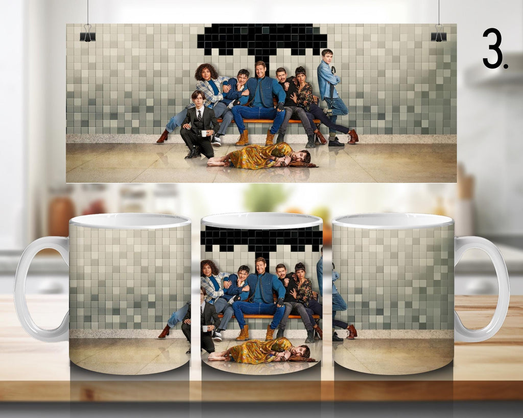 The Umbrella Academy, Academy Superhero, Number Five, Vanya Hargreeves, Luther Hargreeves, Allison, Diego | 100% CERAMIC MUG, 11Oz = 330ml