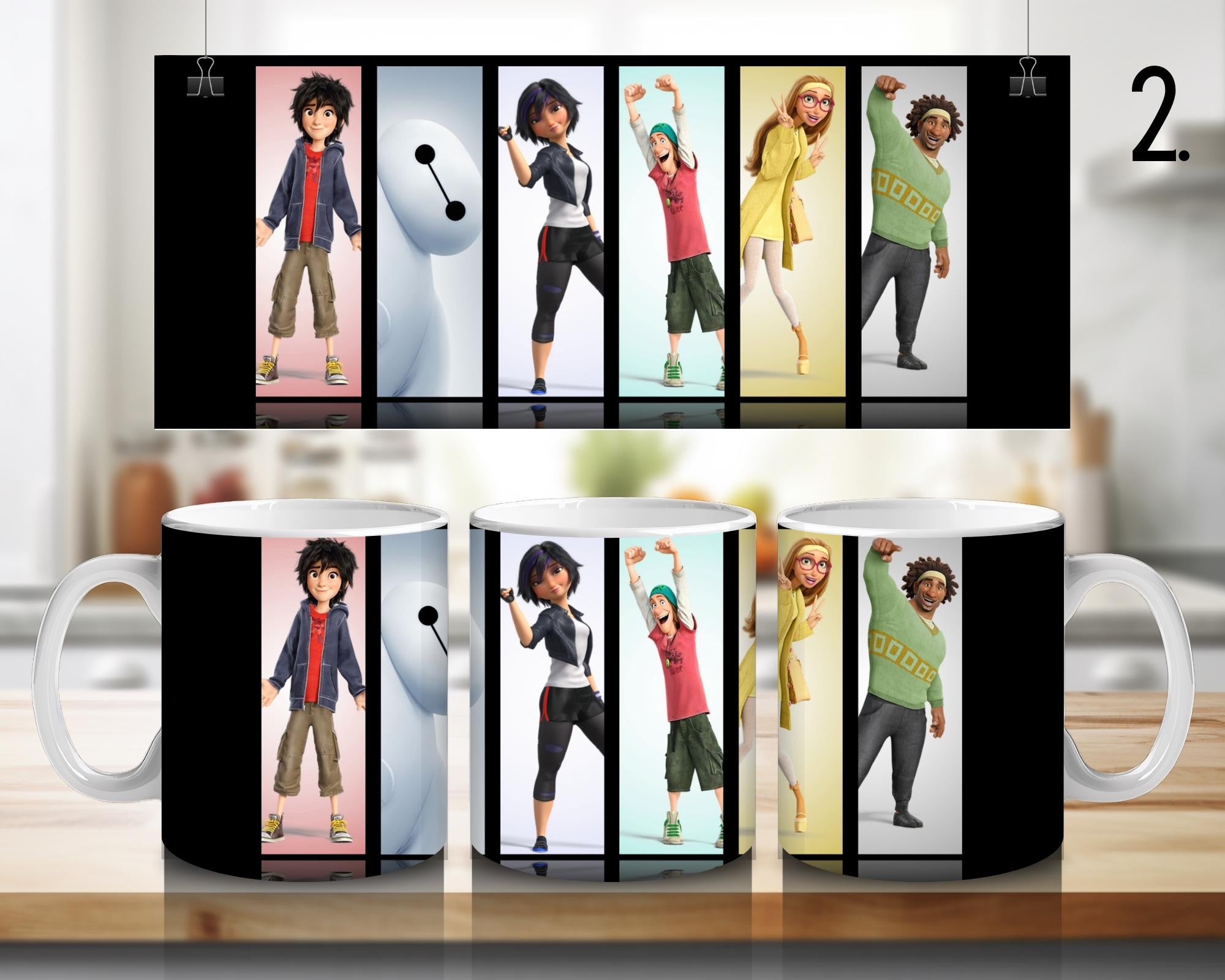 Big Hero 6, Disney Pack, baymax, baymaxbighero, starvstheforcesofevil, honeylemon, hirohamada | 100% CERAMIC MUG, 11Oz = 330ml