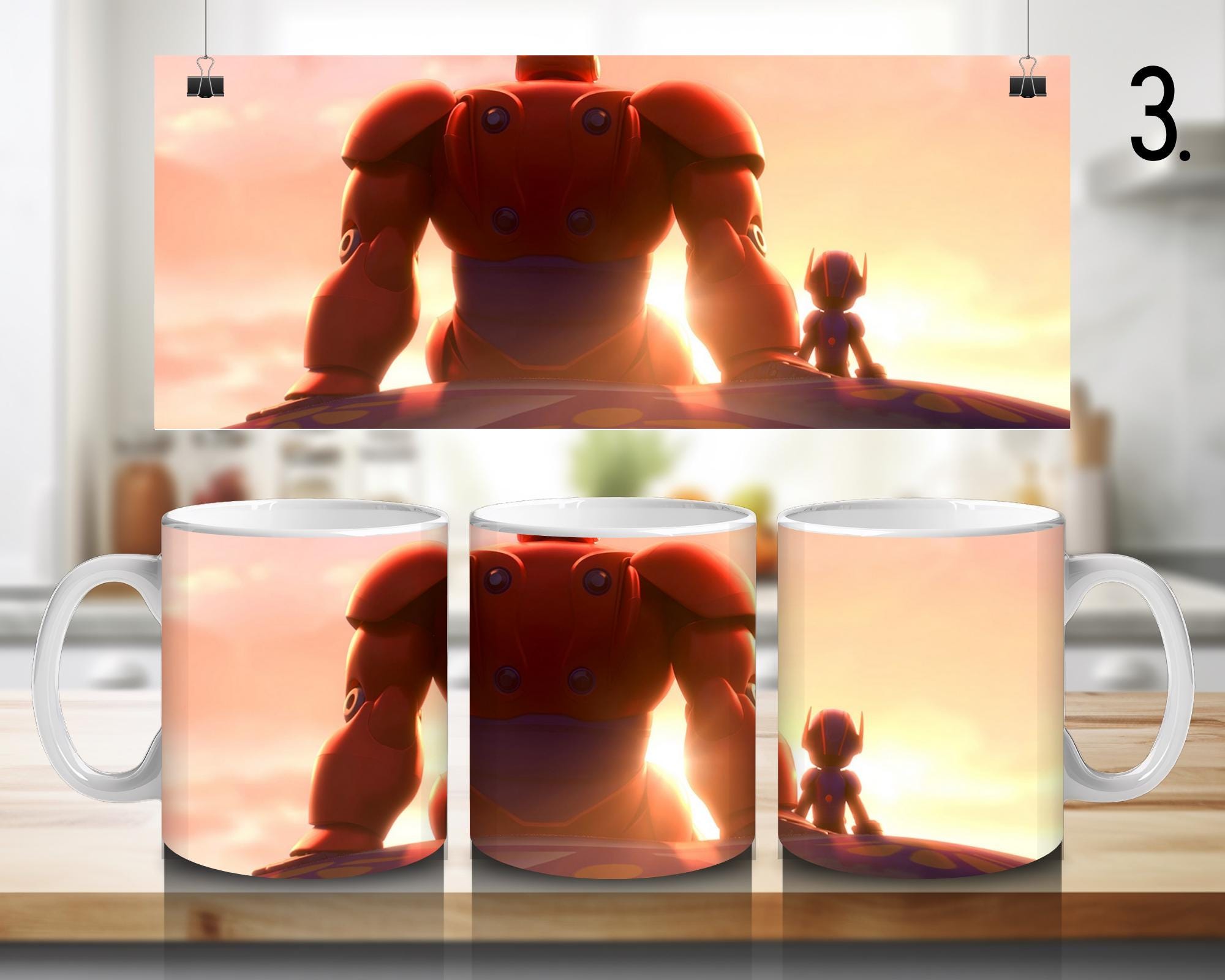 Big Hero 6, Disney Pack, baymax, baymaxbighero, starvstheforcesofevil, honeylemon, hirohamada | 100% CERAMIC MUG, 11Oz = 330ml