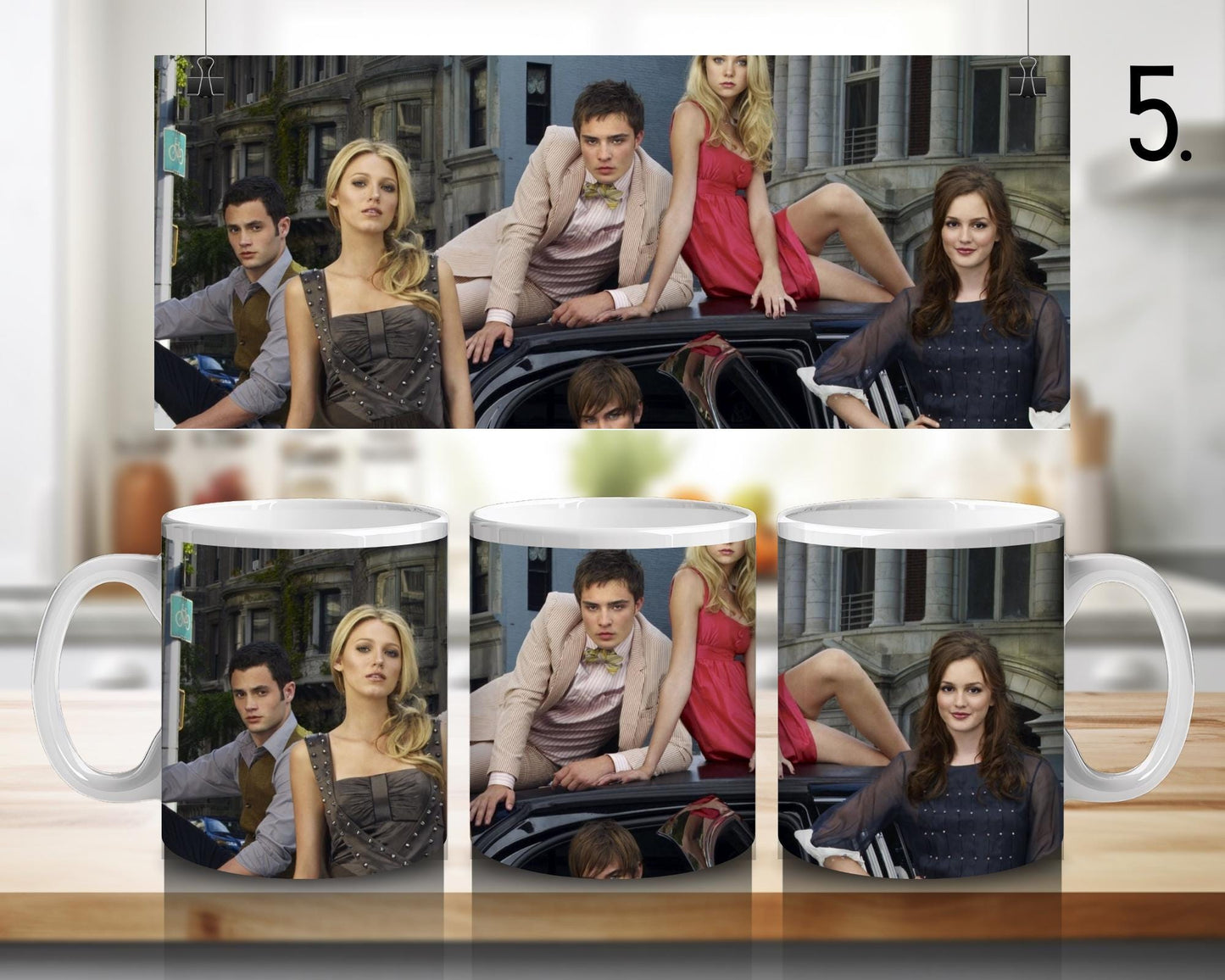 Kubek ceramiczny Plotkara / Gossip Girl – Blair Waldorf i Serena van der Woodsen