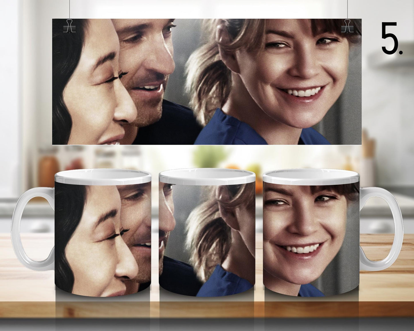 Kubek ceramiczny Chirurdzy / Grey’s Anatomy – Meredith Grey i Derek Shepherd