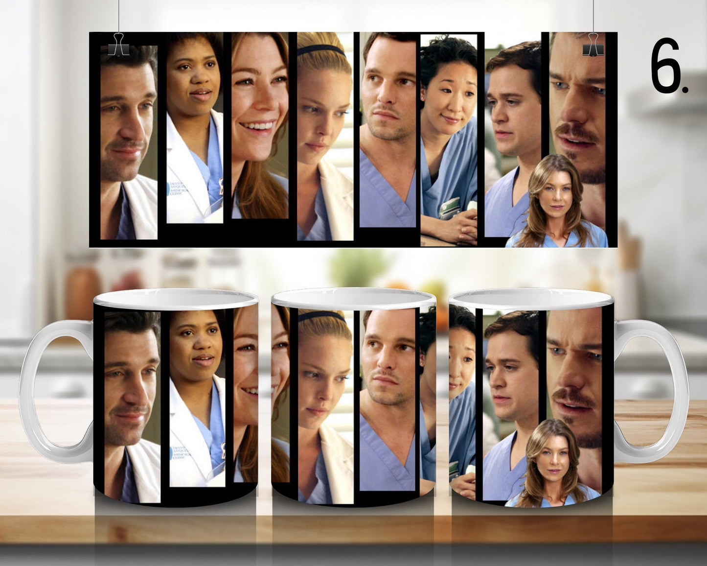 Kubek ceramiczny Chirurdzy / Grey’s Anatomy – Meredith Grey i Derek Shepherd