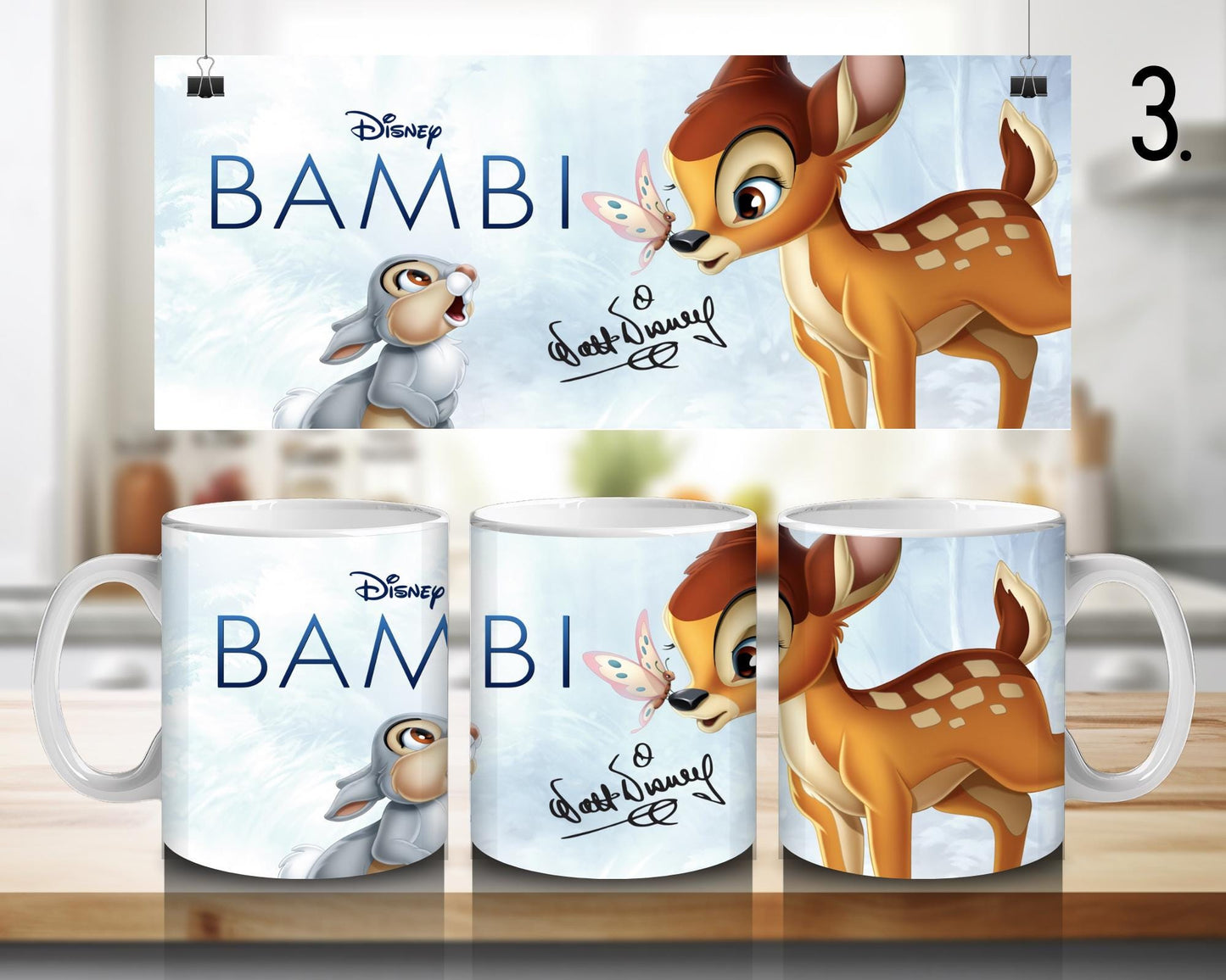 Bambi Ceramic Mug / Bambi – Classic Disney Animation