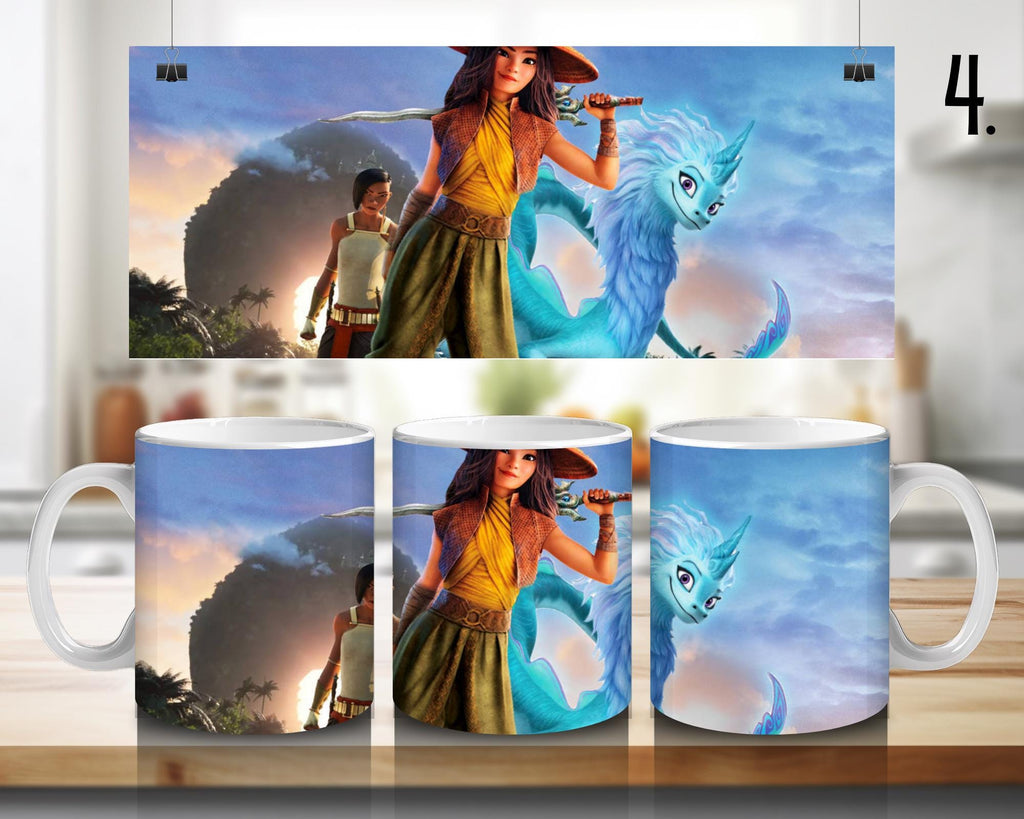 Raya and the Last Dragon, Disney, Sisu, Boun, Namaari, Benja, Tong | 100% CERAMIC MUG, 11Oz = 330ml