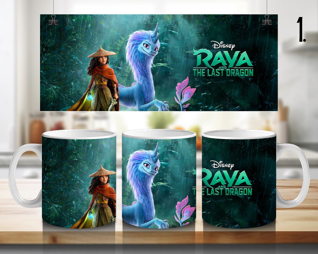 Raya and the Last Dragon, Disney, Sisu, Boun, Namaari, Benja, Tong | 100% CERAMIC MUG, 11Oz = 330ml