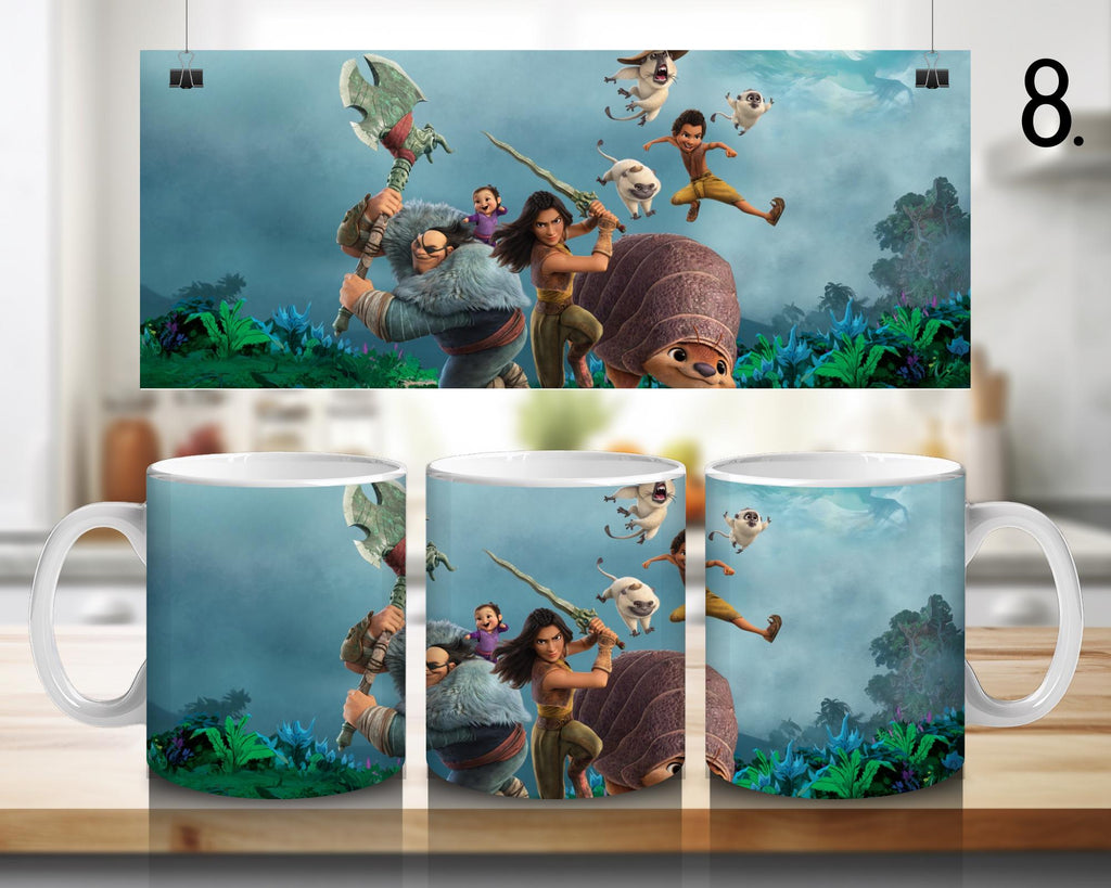 Raya and the Last Dragon, Disney, Sisu, Boun, Namaari, Benja, Tong | 100% CERAMIC MUG, 11Oz = 330ml