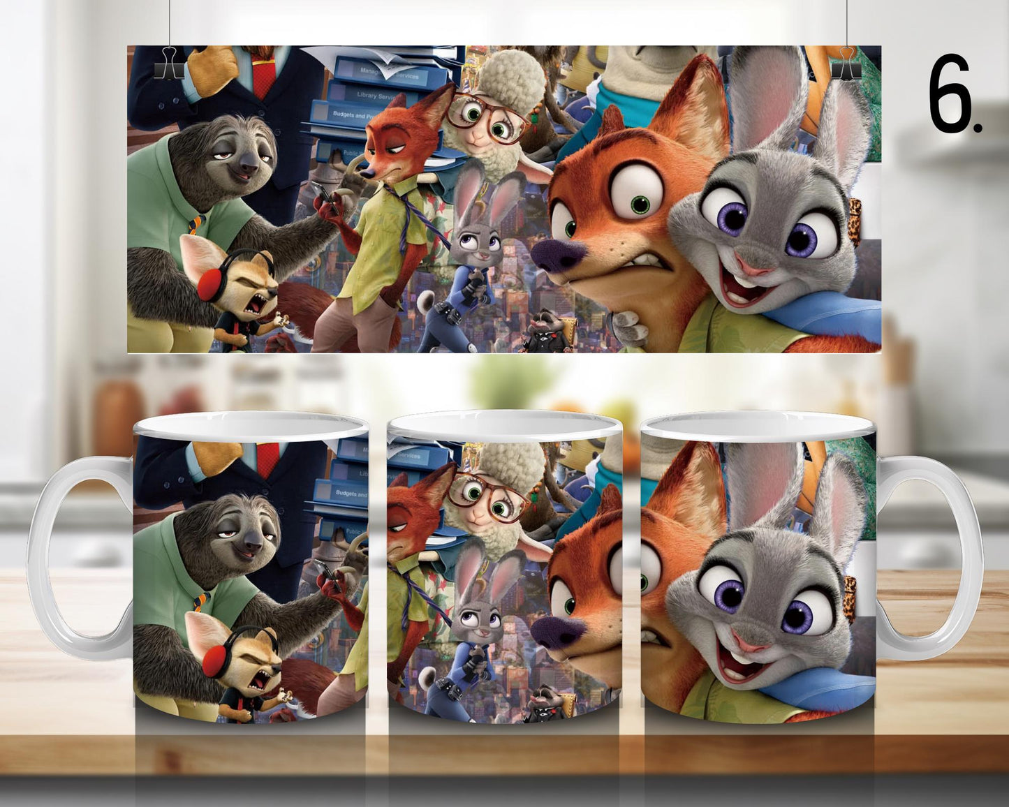 Zootopia Ceramic Mug – Judy Hopps and Nick Wilde