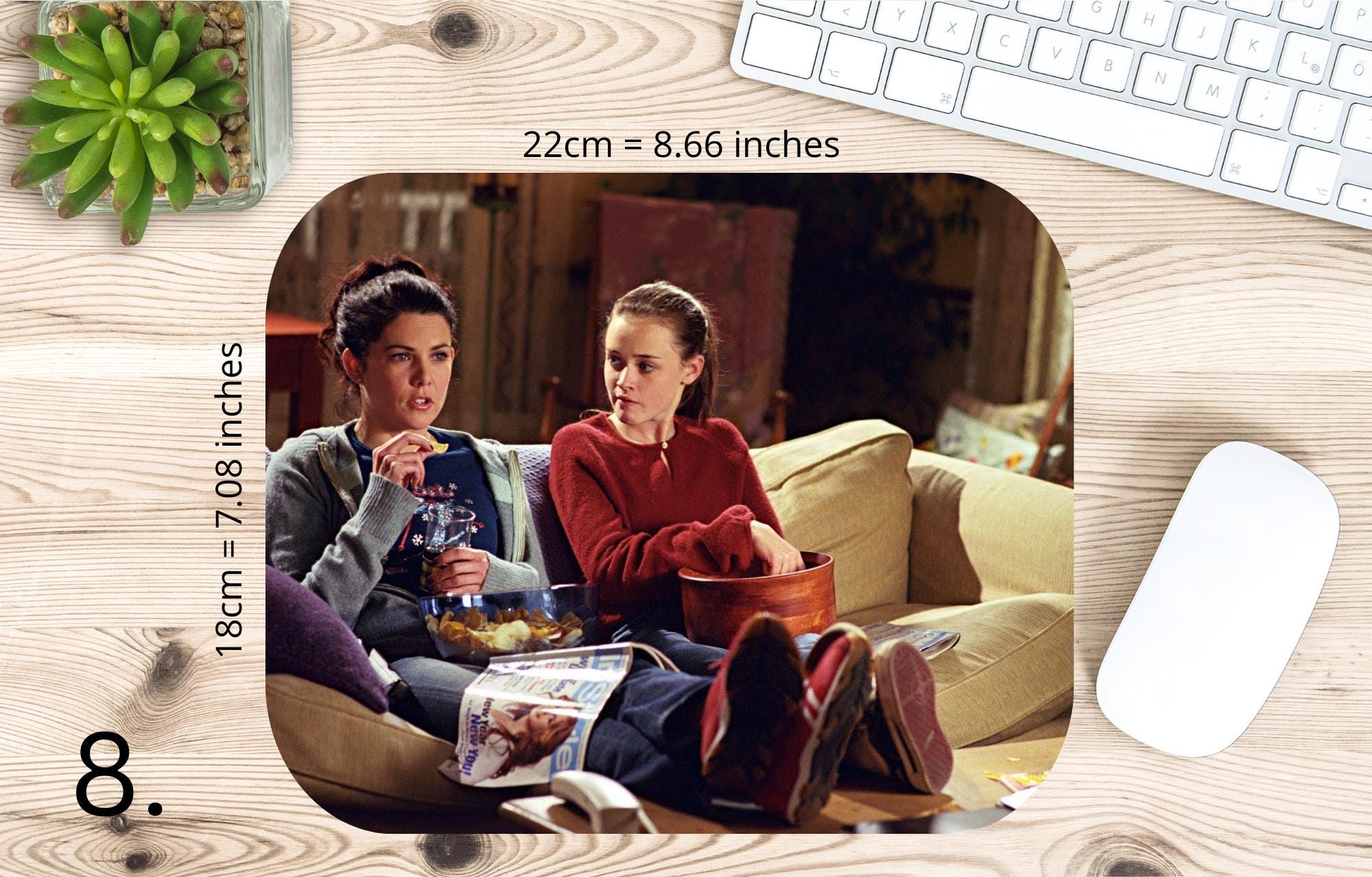 Gilmore Girls, Lorelai Gilmore, Rory Gilmore, Luke Danes, Sookie St. James, Michel Gerard, Luke Danes, Dean forester  | MAUSEPAD