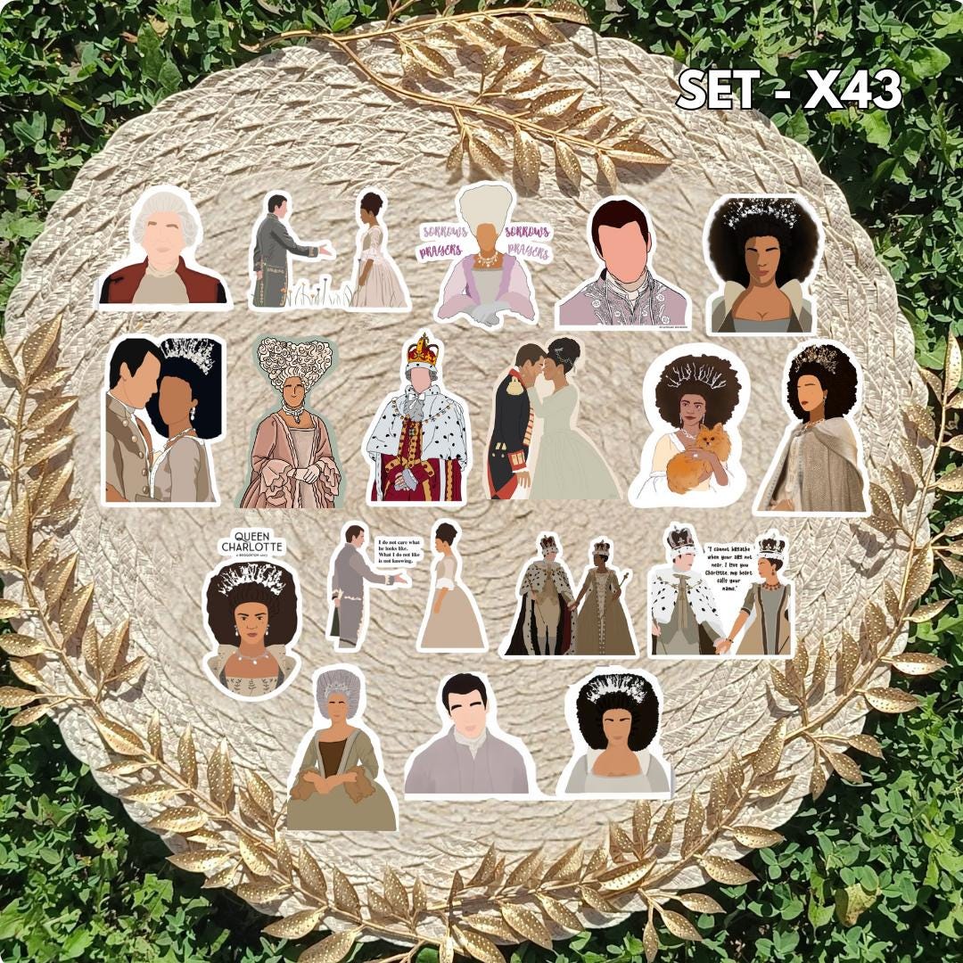 Bridgerton Inspired Sticker Pack | Anthony, Eloise, Simon & Kate Fan Art Vinyl Stickers