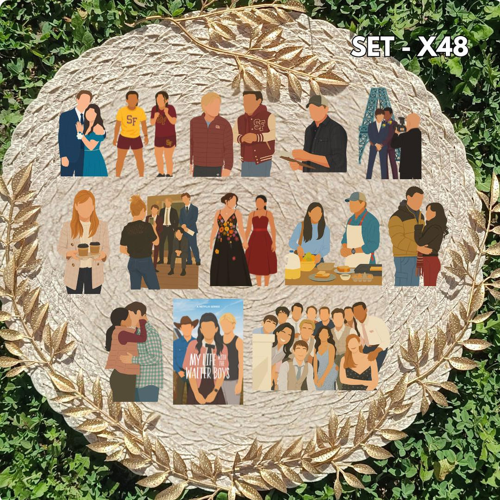 My Life with the Walter Boys Inspired Sticker Pack | Jackie, Cole & Alex Fan Art Vinyl Stickers