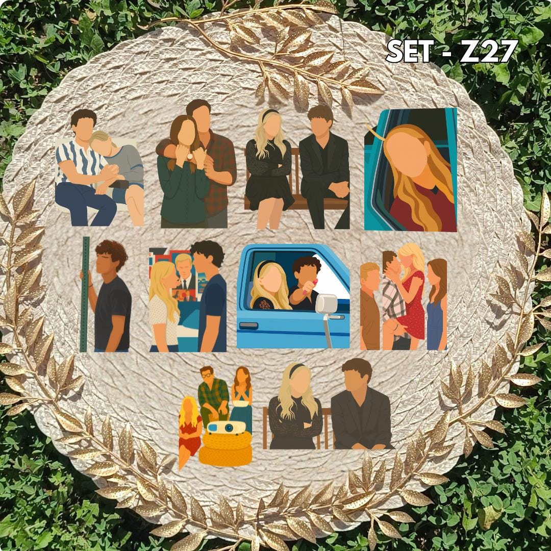 Regretting You Inspired Sticker Pack | Morgan, Clara & Jonah Fan Art Vinyl Stickers