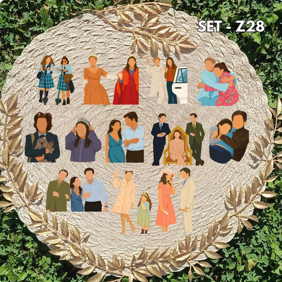 Princess Diaries Inspired Sticker Pack | Mia, Michael & Genovia Fan Art Vinyl Stickers