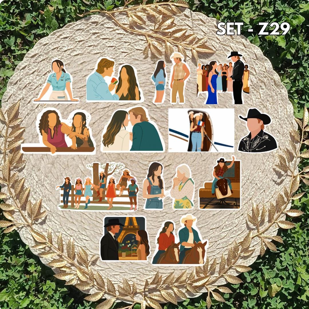 The Wrong Paris Inspired Sticker Pack | Zoey, Adam & Julia Fan Art Vinyl Stickers