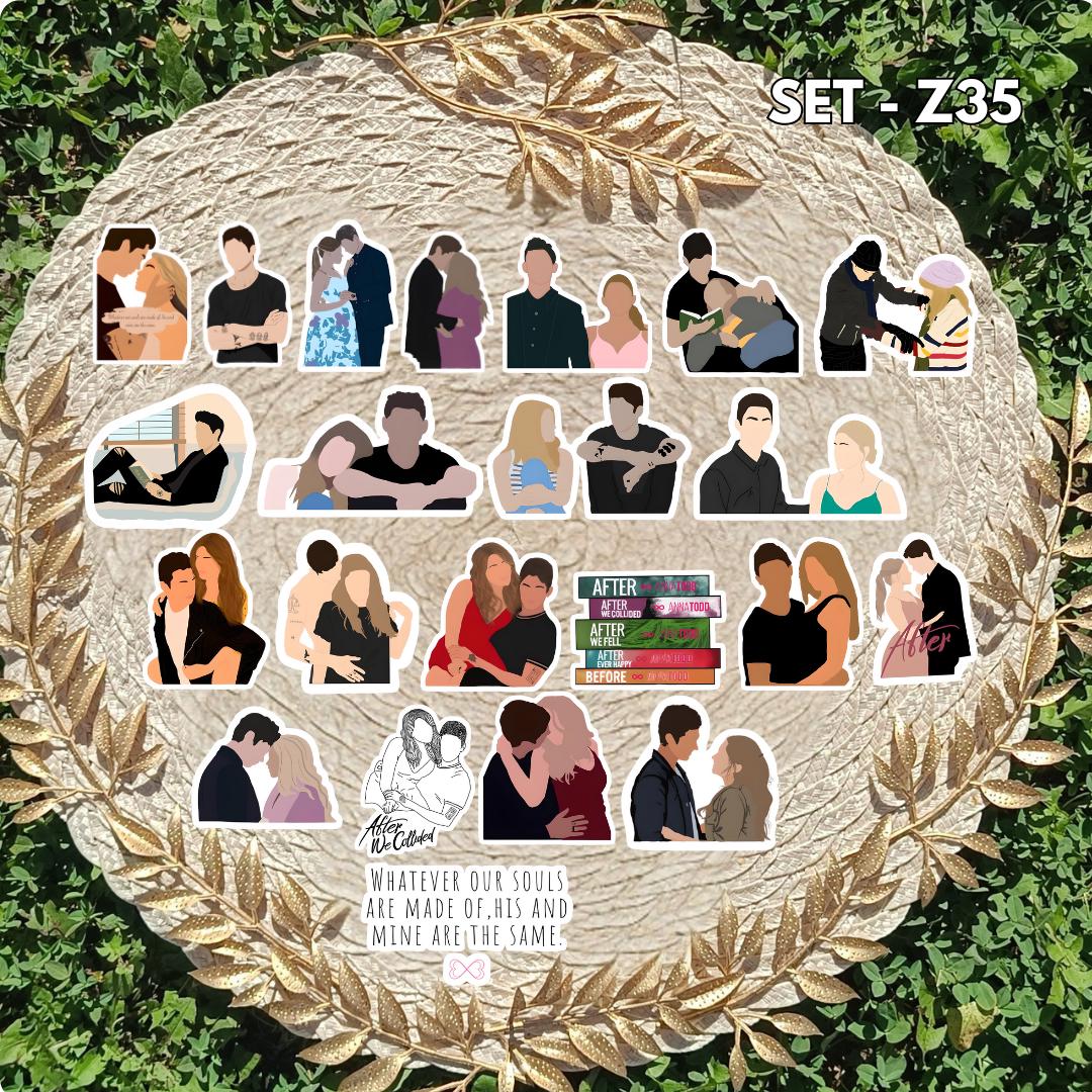 After / After Sticker Set – Tessa Young and Hardin Scott