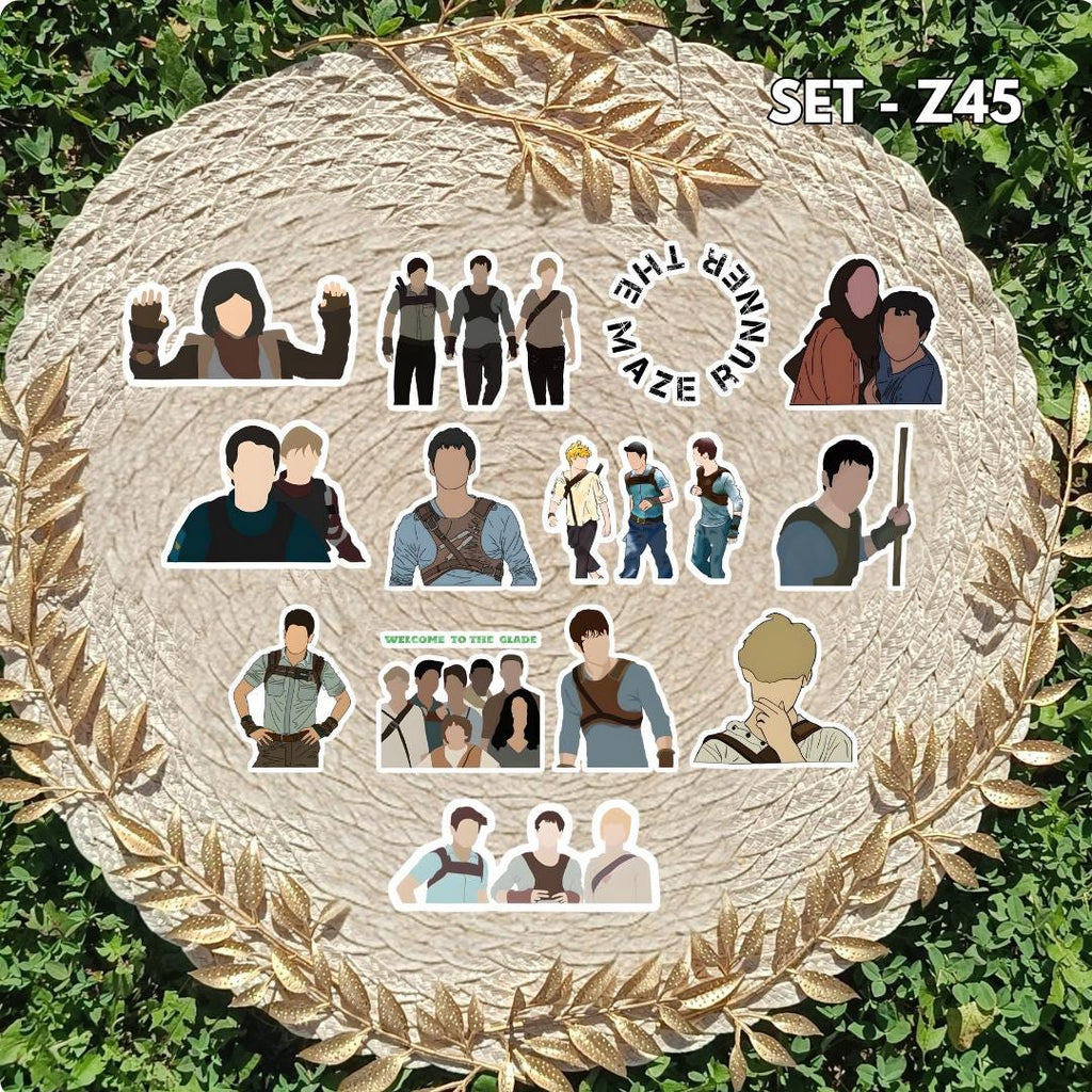 Maze Runner Inspired Sticker Pack | Thomas, Newt & Minho Fan Art Vinyl Stickers