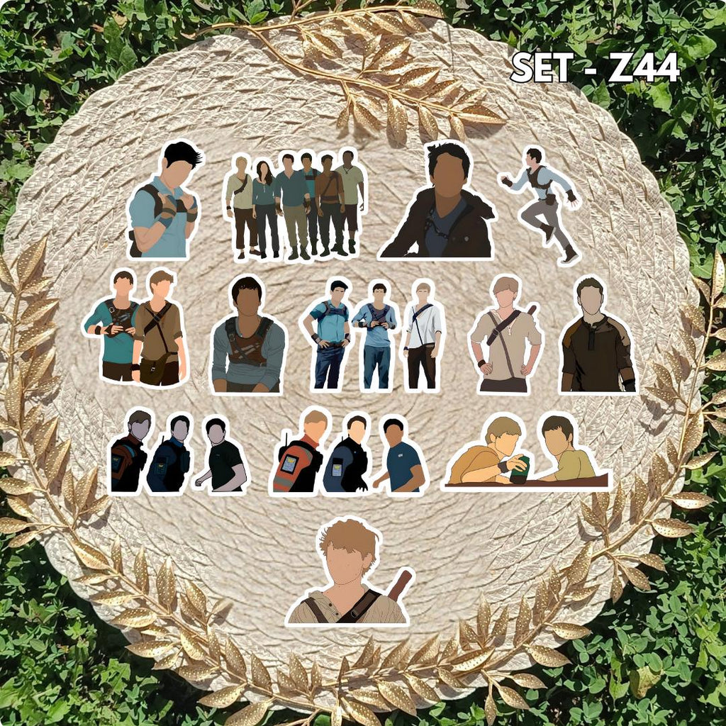 Maze Runner Inspired Sticker Pack | Thomas, Newt & Minho Fan Art Vinyl Stickers