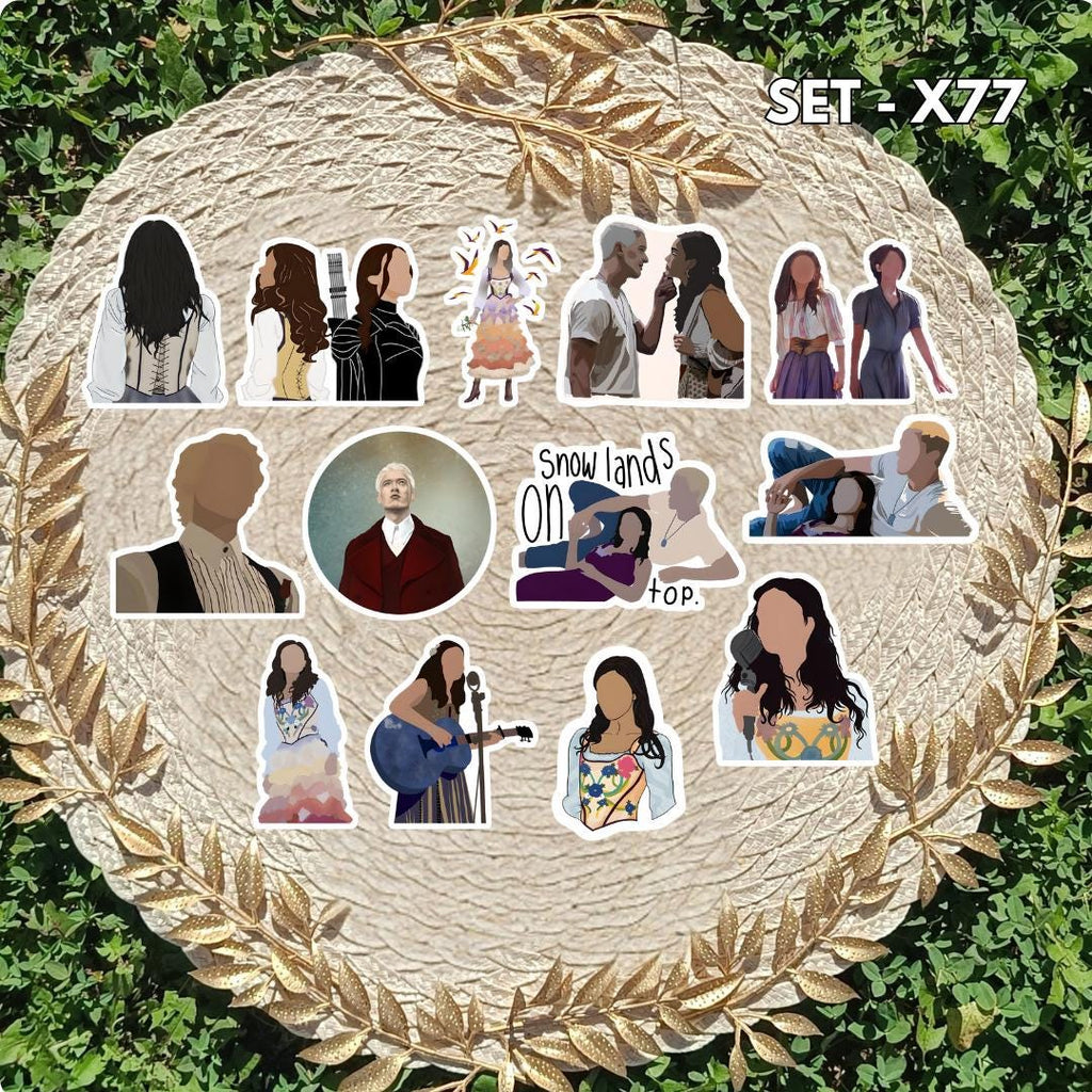 Hunger Games-Inspired Sticker Pack | Katniss, Peeta, Gale & Movie-Inspired Vinyl Stickers