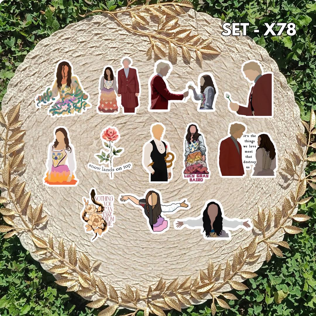 Hunger Games-Inspired Sticker Pack | Katniss, Peeta, Gale & Movie-Inspired Vinyl Stickers