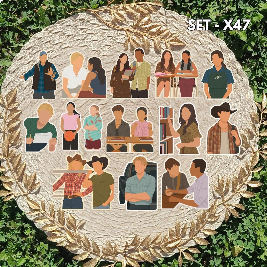 My Life with the Walter Boys Inspired Sticker Pack | Jackie, Cole & Alex Fan Art Vinyl Stickers