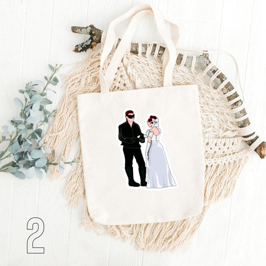 Bridgerton Inspired Tote Bag | Bookish Romance Cotton Bag | Anthony, Kate, Daphne & Penelope Aesthetic Gift