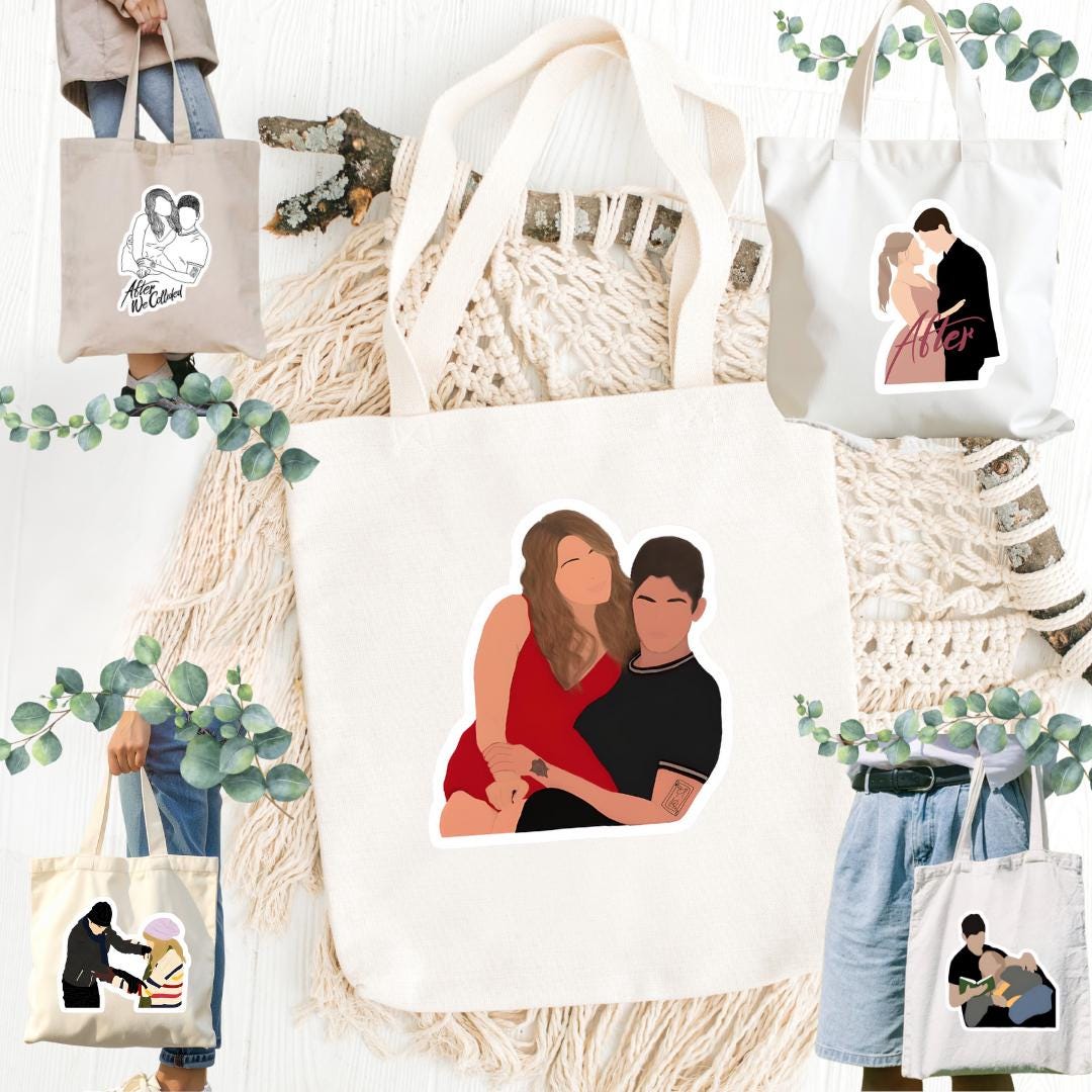 After Inspired Tote Bag | Tessa & Hardin Fan Art Tote Bag