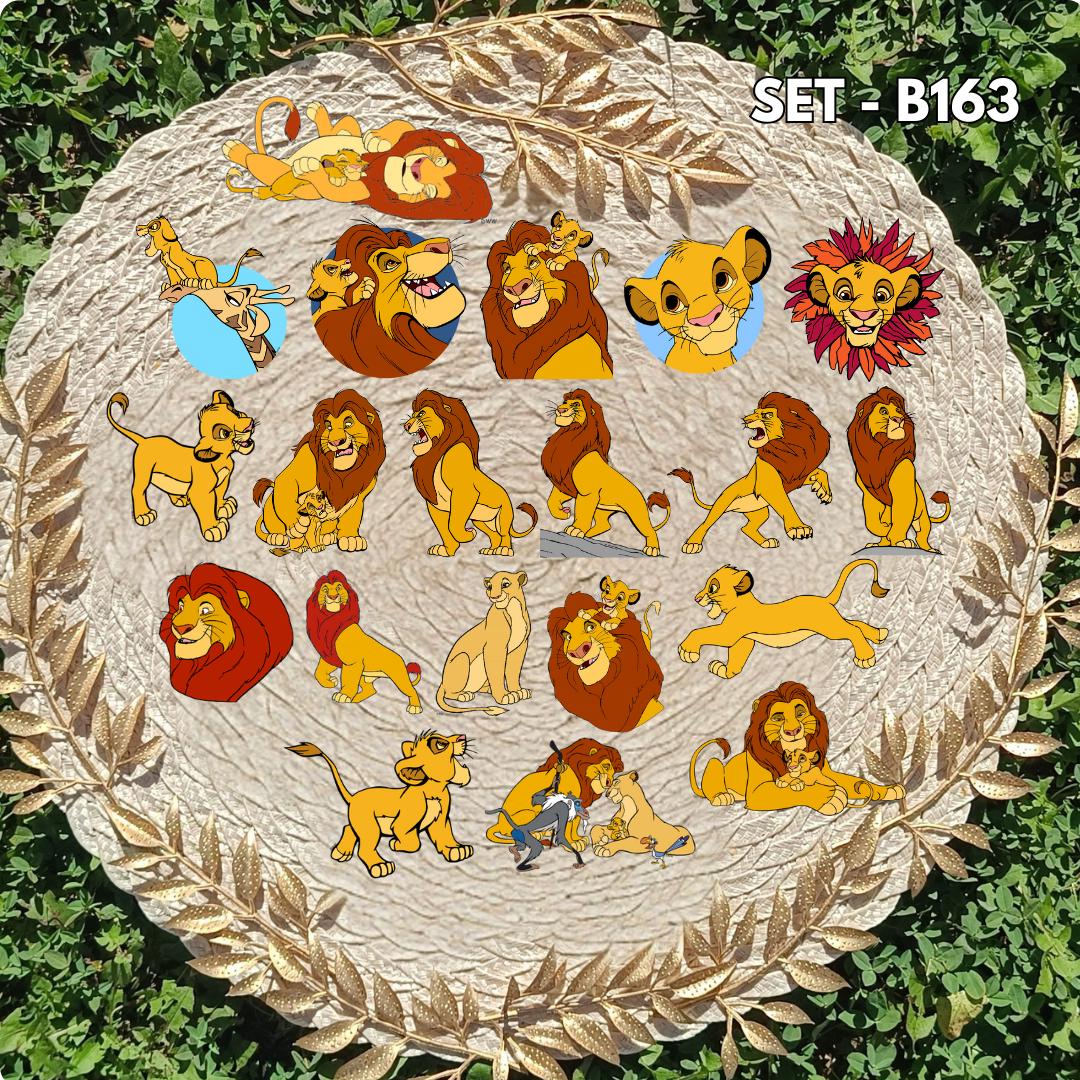 The Lion King Inspired Sticker Pack | Simba, Nala & Kovu Fan Art Vinyl Stickers