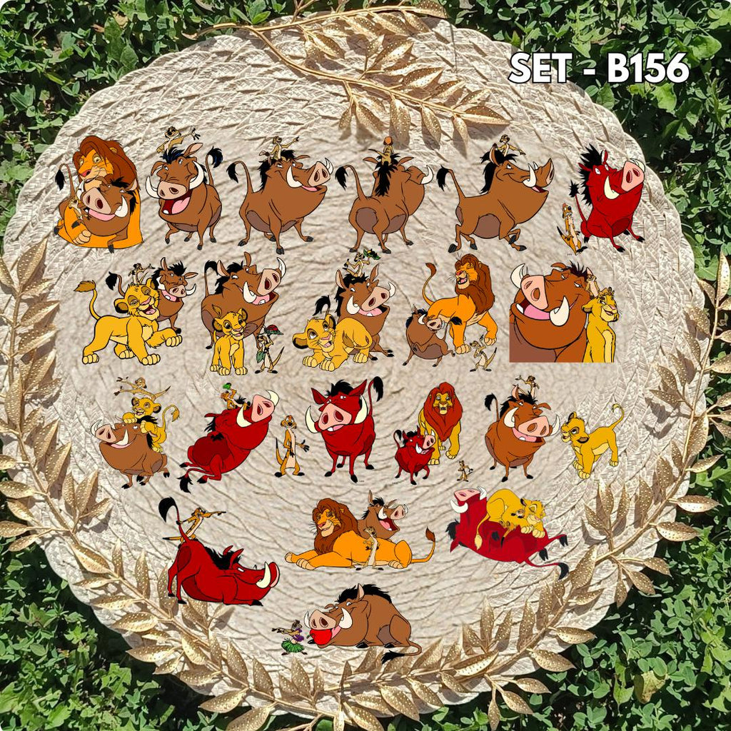 The Lion King Inspired Sticker Pack | Simba, Nala & Kovu Fan Art Vinyl Stickers