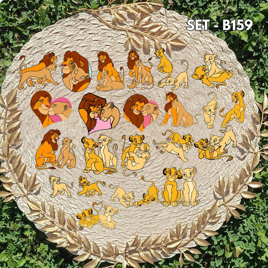 The Lion King Inspired Sticker Pack | Simba, Nala & Kovu Fan Art Vinyl Stickers