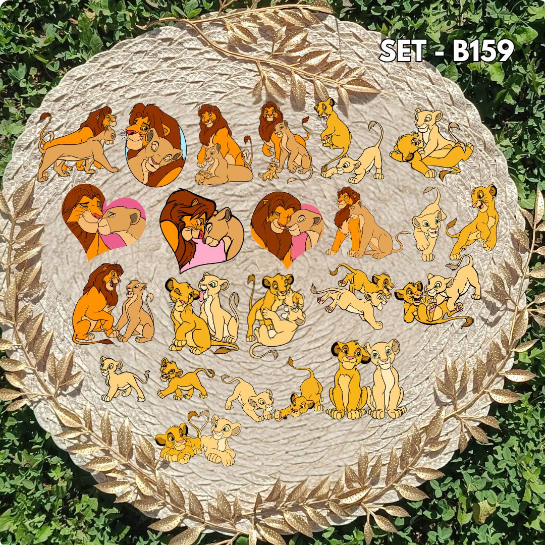 The Lion King Inspired Sticker Pack | Simba, Nala & Kovu Fan Art Vinyl Stickers