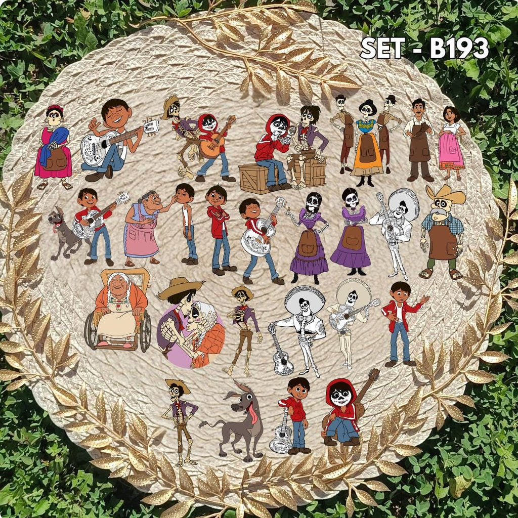 Coco Inspired Sticker Pack | Miguel, Hector & Imelda Fan Art Vinyl Stickers