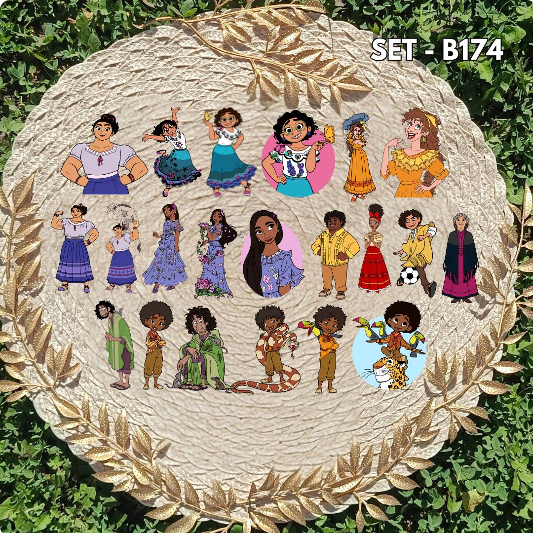 Encanto Inspired Sticker Pack | Mirabel, Bruno & Luisa Fan Art Vinyl Stickers