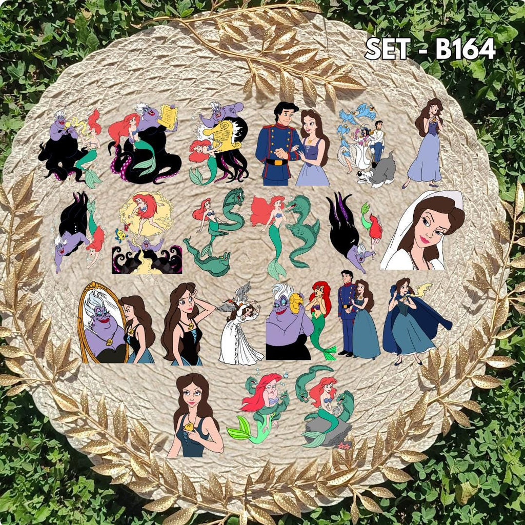 The Little Mermaid Inspired Sticker Pack | Ariel & Melody Fan Art Vinyl Stickers