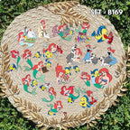 Zestaw naklejek – Mała Syrenka / The Little Mermaid