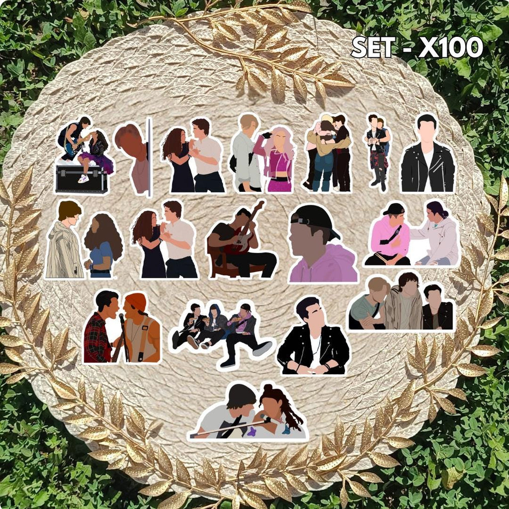 Julie and the Phantoms Inspired Sticker Pack | Julie, Luke & Reggie Fan Art Vinyl Stickers