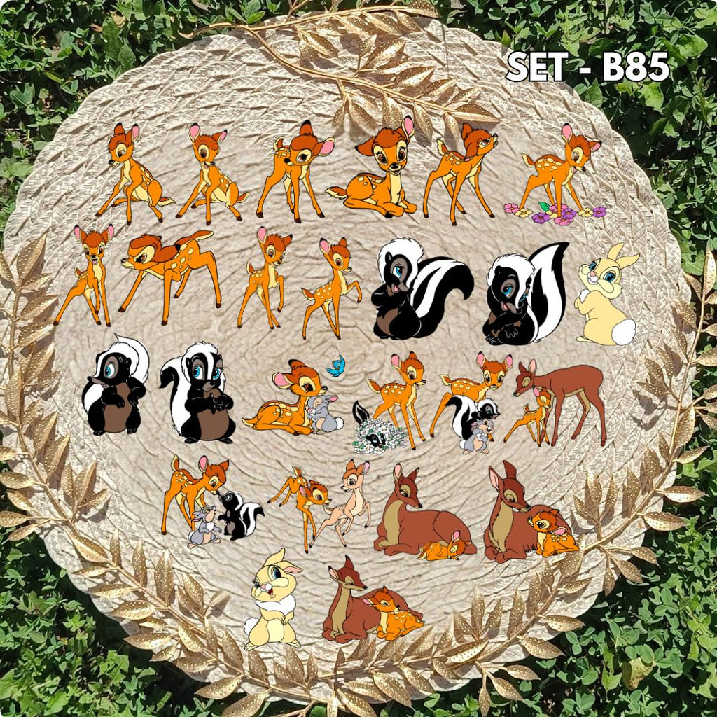 Bambi Inspired Sticker Pack | Bambi & Thumper Fan Art Vinyl Stickers