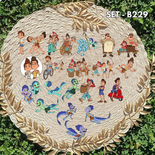 Zestaw naklejek Luca / Luca – Luca, Alberto i Giulia