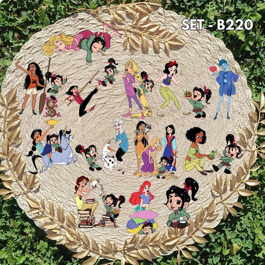 Wreck-It Ralph Inspired Sticker Pack | Ralph & Vanellope Fan Art Vinyl Stickers