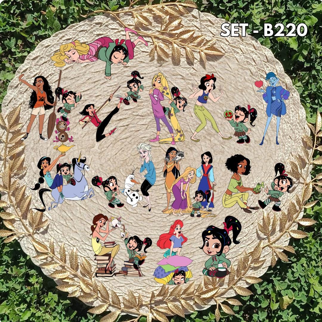 Wreck-It Ralph Inspired Sticker Pack | Ralph & Vanellope Fan Art Vinyl Stickers