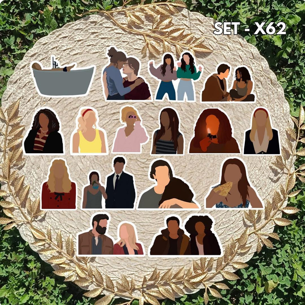 Ginny & Georgia Inspired Sticker Pack | Georgia, Ginny, Marcus Fan Art Vinyl Stickers